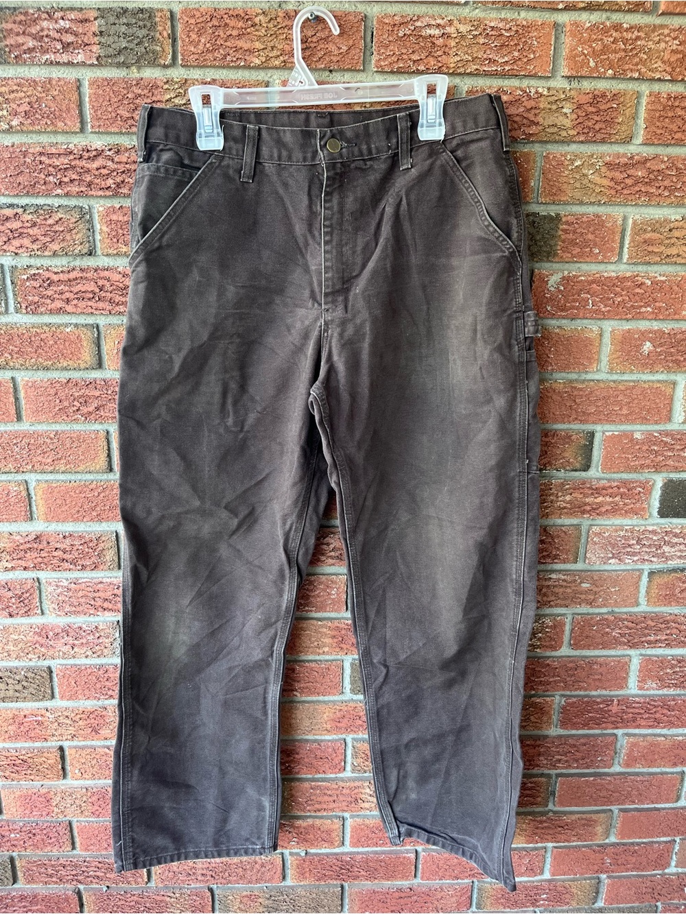 Carhartt Men's Brown Pants Sz 34x32